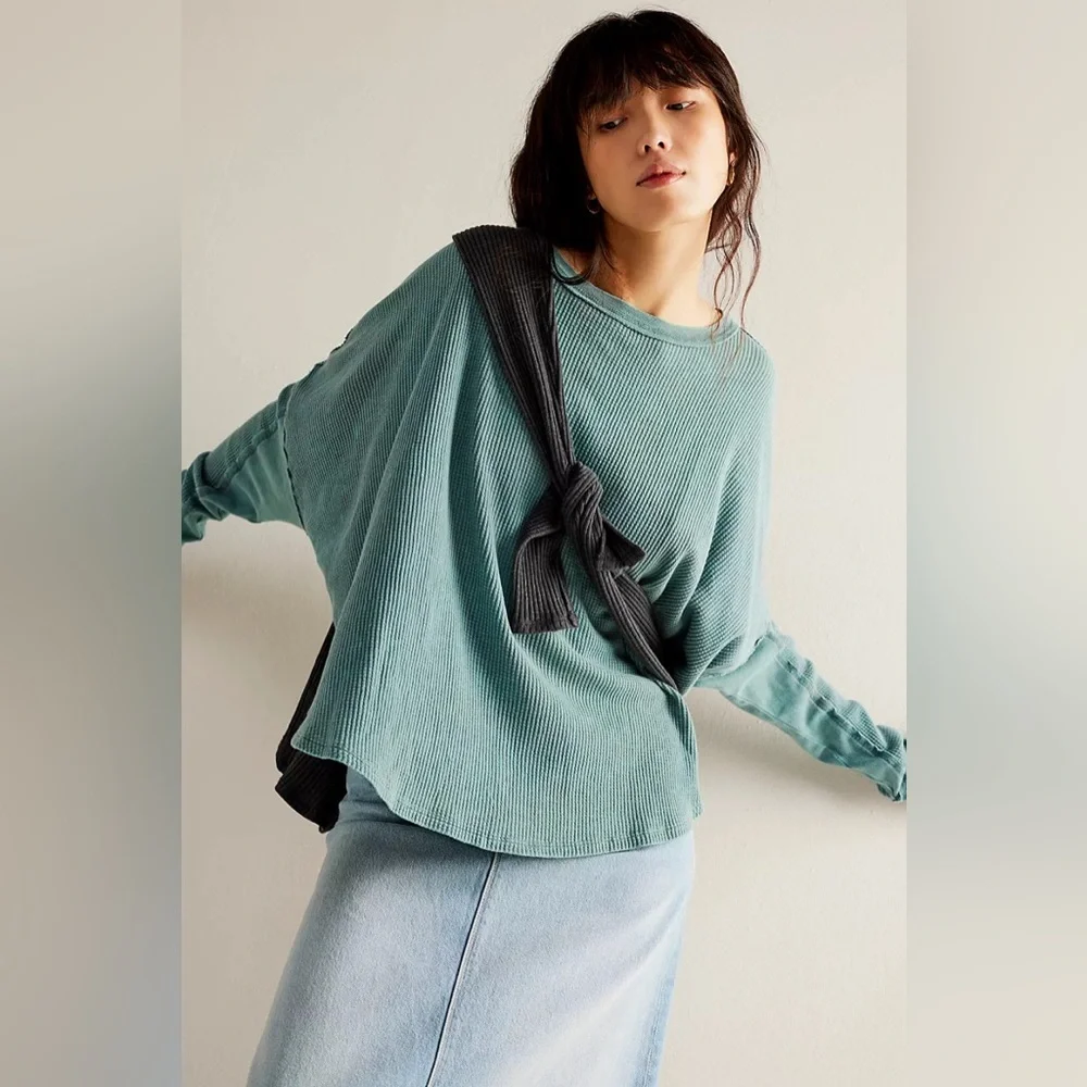 LAST ONE! Free People Microphone Drop Thermal🎤 - Picture 5 of 6